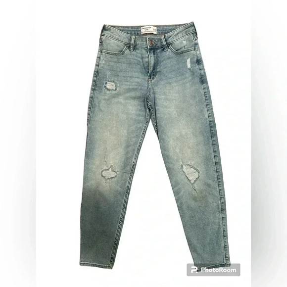 Abercrombie Kids Mom Jeans - Picture 1 of 3